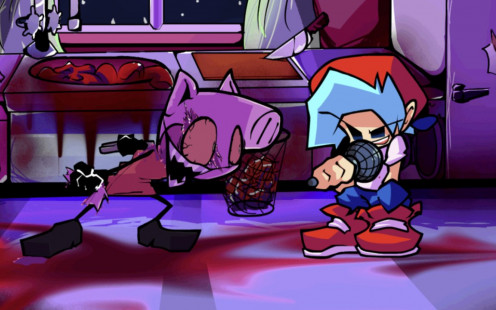 FNF | Vs Peppa Pig - Bacon Night