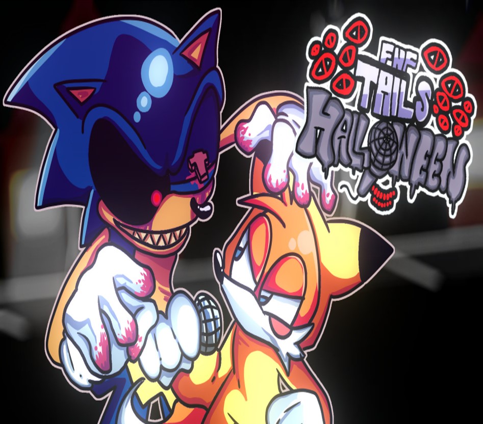 Tails Halloween 360° vs Sonic EXE Friday Night Funkin POV - BiliBili