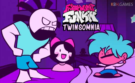 Twinsomnia FNF mod play online, FNF Boy and Girl Twinsomnia unblocked  download